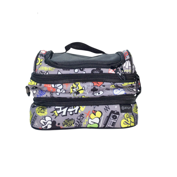 Zoya Lunch Bag 3 Levels Neon Fuchsia For Unisex