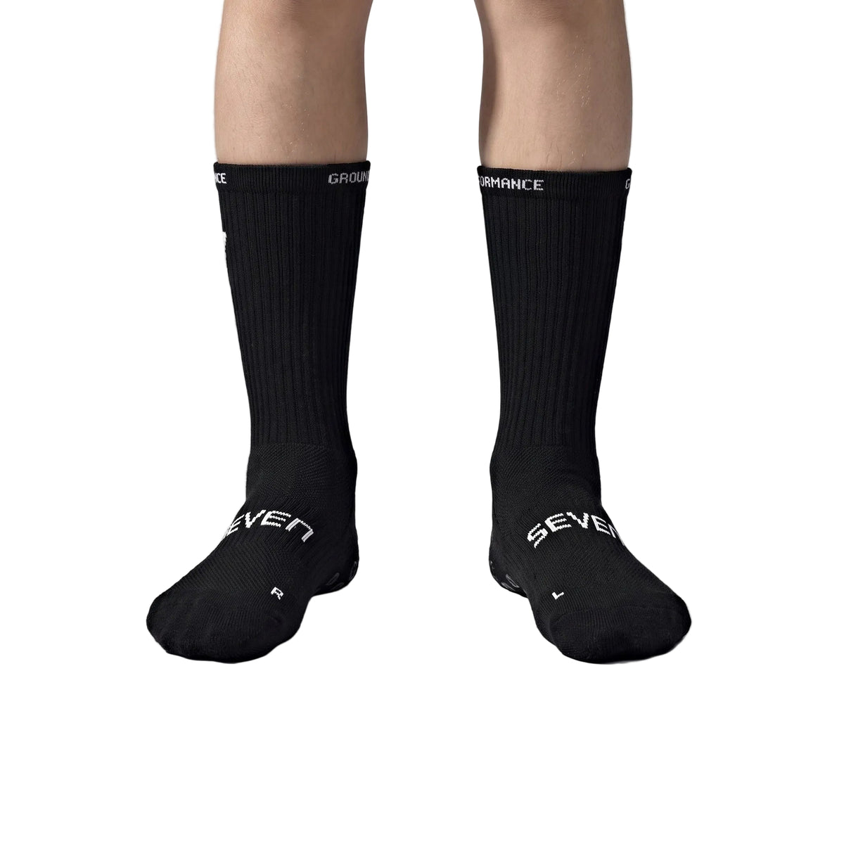Seven Performance Football Socks For Junior Black