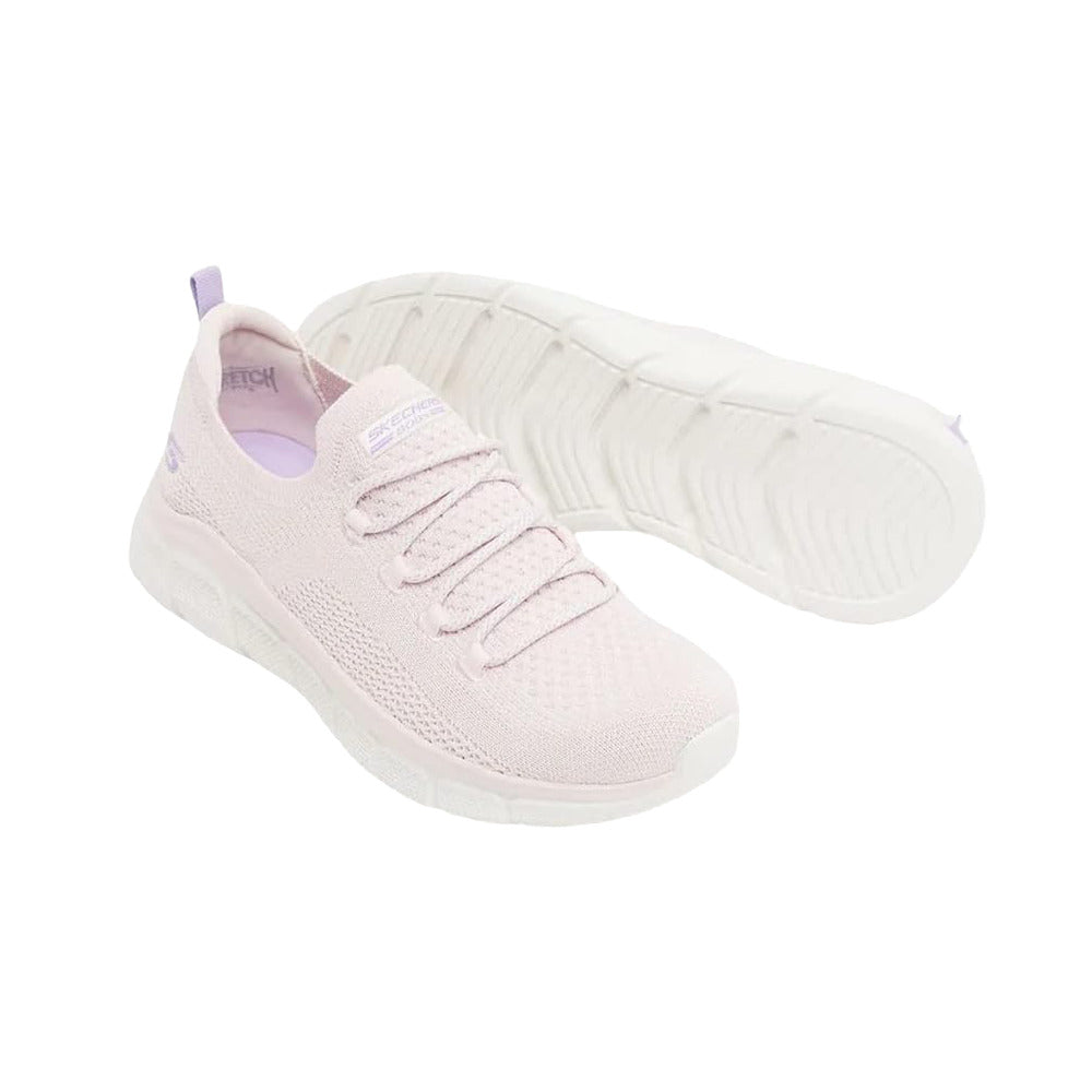 Skechers Bobs-B Flex Sports Shoes For Women, Light Pink