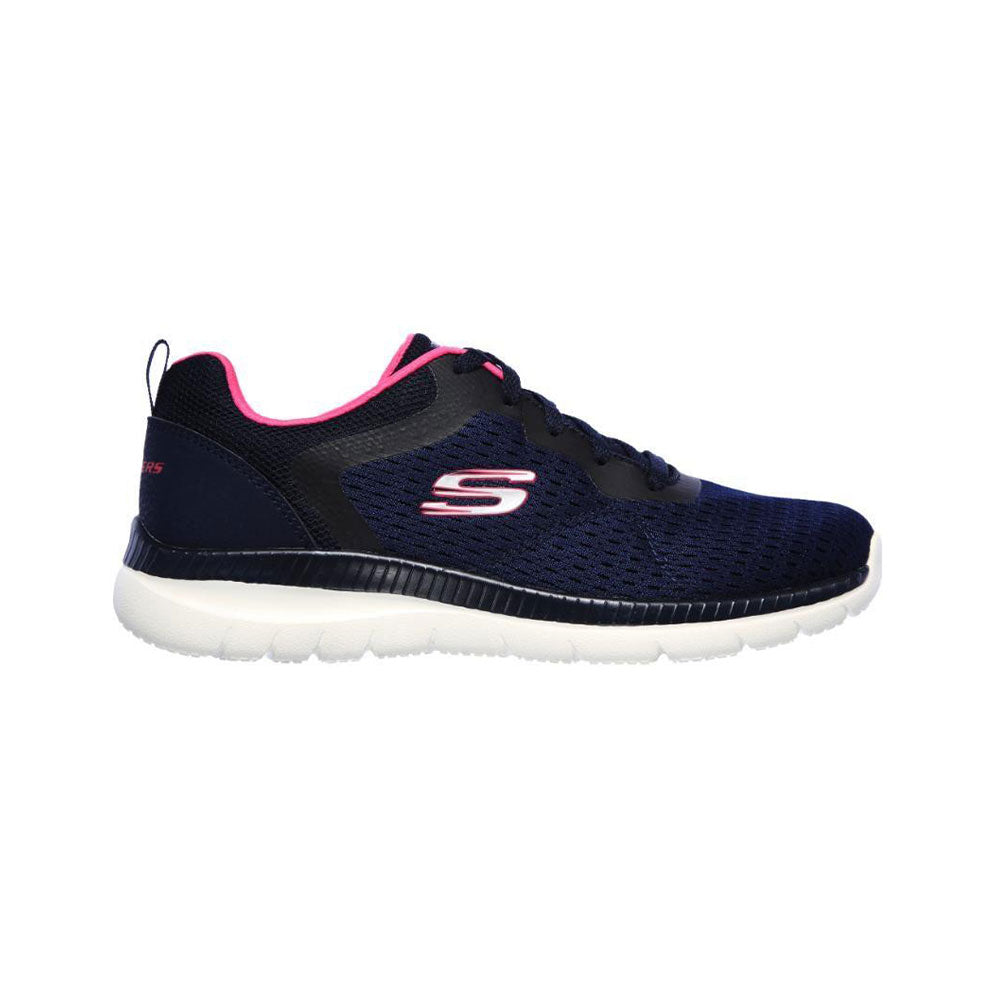 Skechers Running Bountiful Quick Path Shoes For Women, Navy & Pink