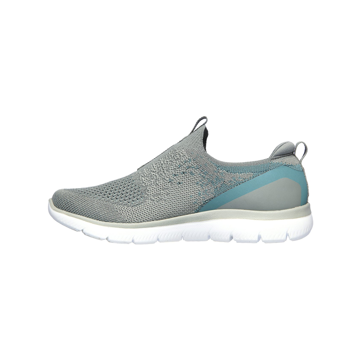 Skechers Summits Daily Flourish Shoes For Women, Grey & Light Green