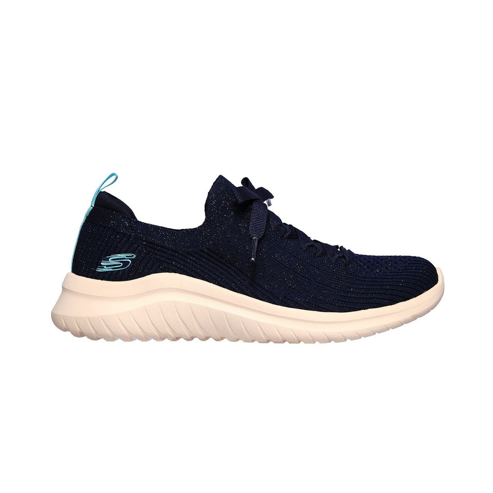 Skechers Lifestyle Ultra Flex 2.0 Shoes For Women, Navy & Pink