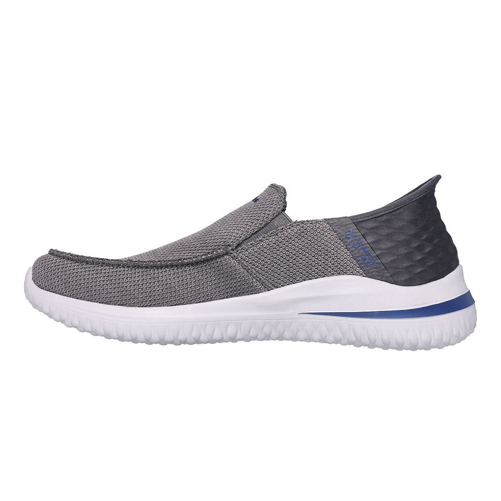 Skechers Slip-Ins Delson 3.0 Cabrino Lifestyle Shoes For Men, Grey