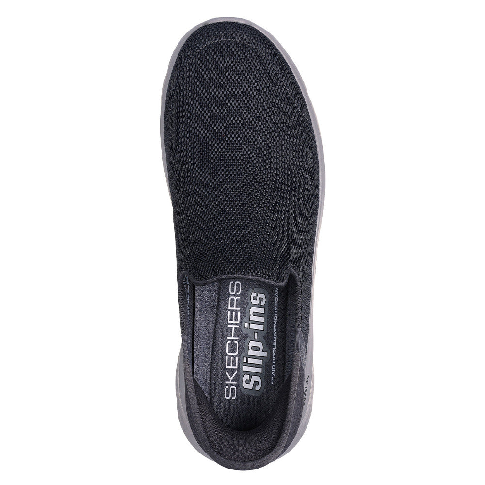 Skechers Slip-Ins Go Walk Flex No Hands Shoes For Men, Dark Grey