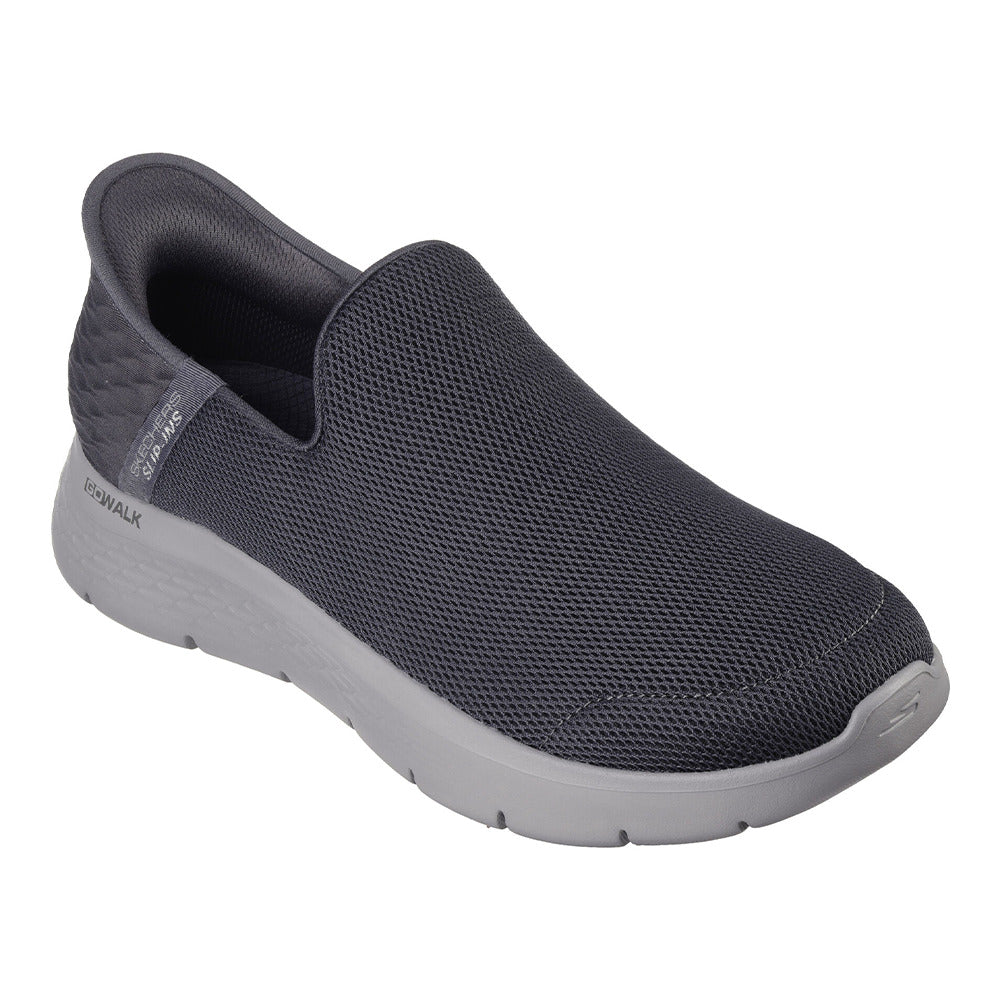 Skechers Slip-Ins Go Walk Flex No Hands Shoes For Men, Dark Grey