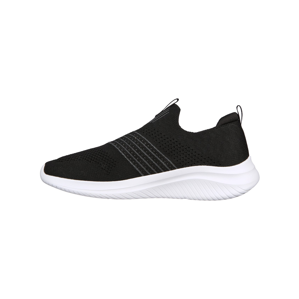 Skechers Ultra Flex 3.0 Lifestyle Shoes For Men, Black & White