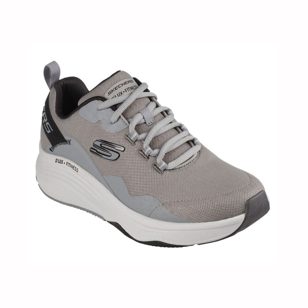 Skechers D'Lux Fitness Roam Free Shoes For Men, Grey