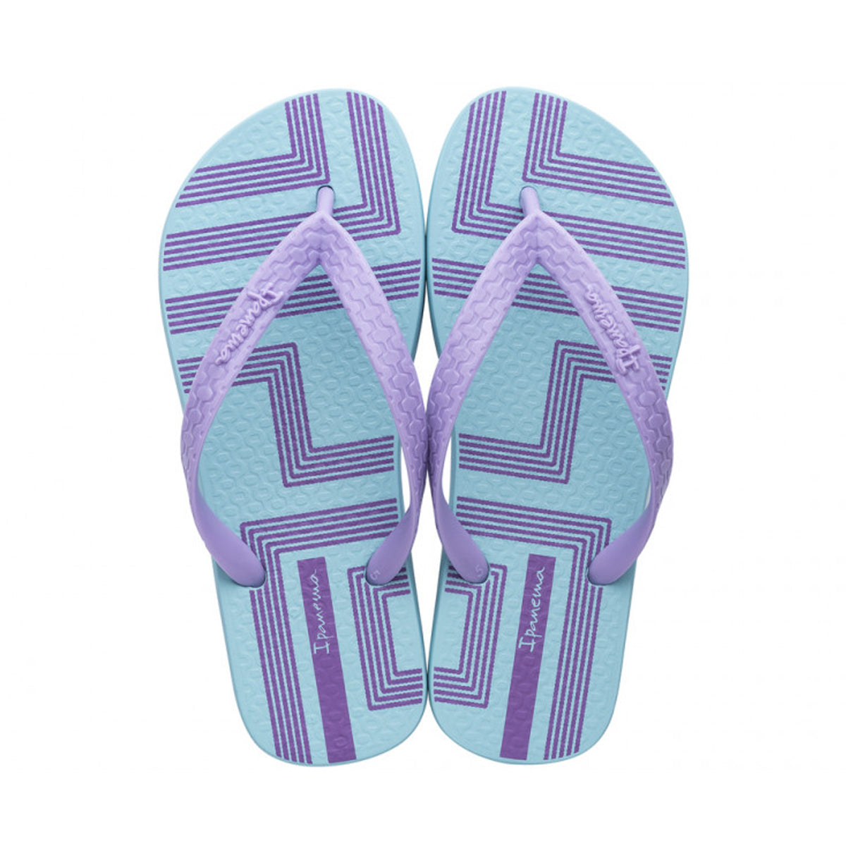 Ipanema Flip-Flops For Women, Light Blue & Purple