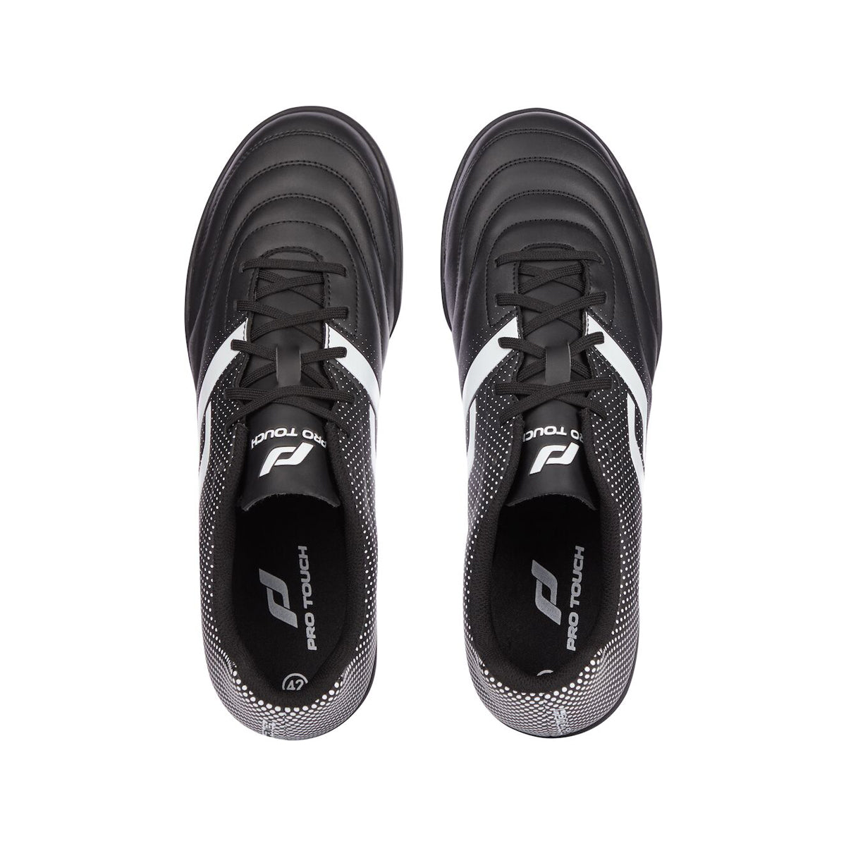 Pro Touch Classic Football Tartan Shoes For Men, Black & White
