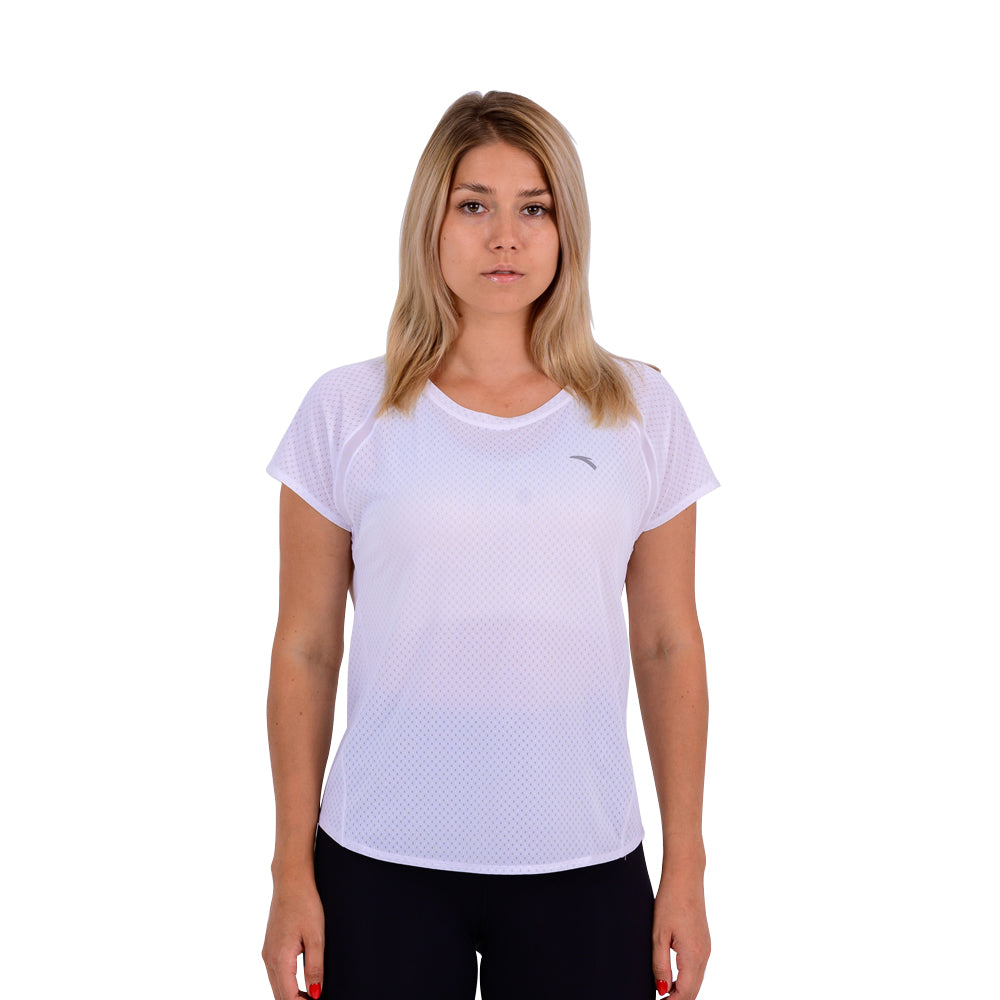 Anta Sports T-Shirt For Women, Purple White