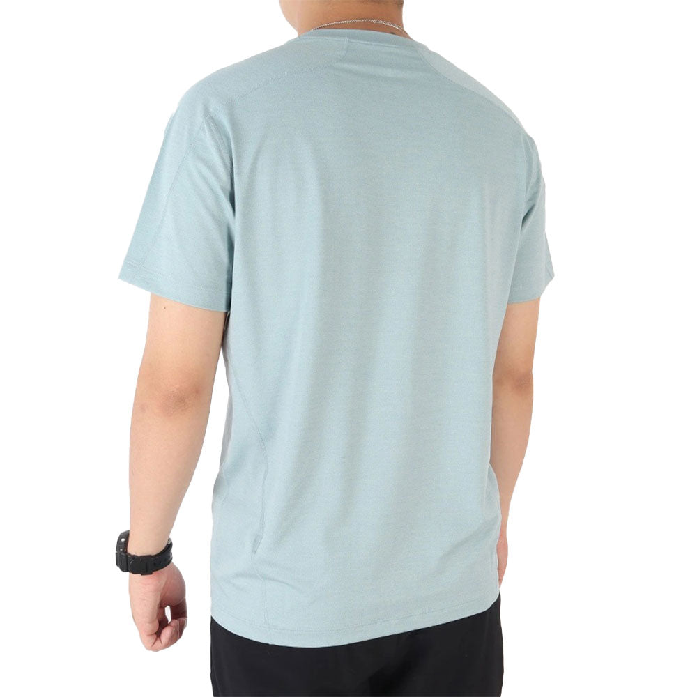 Anta Running T-Shirt For Men, Crab Blue