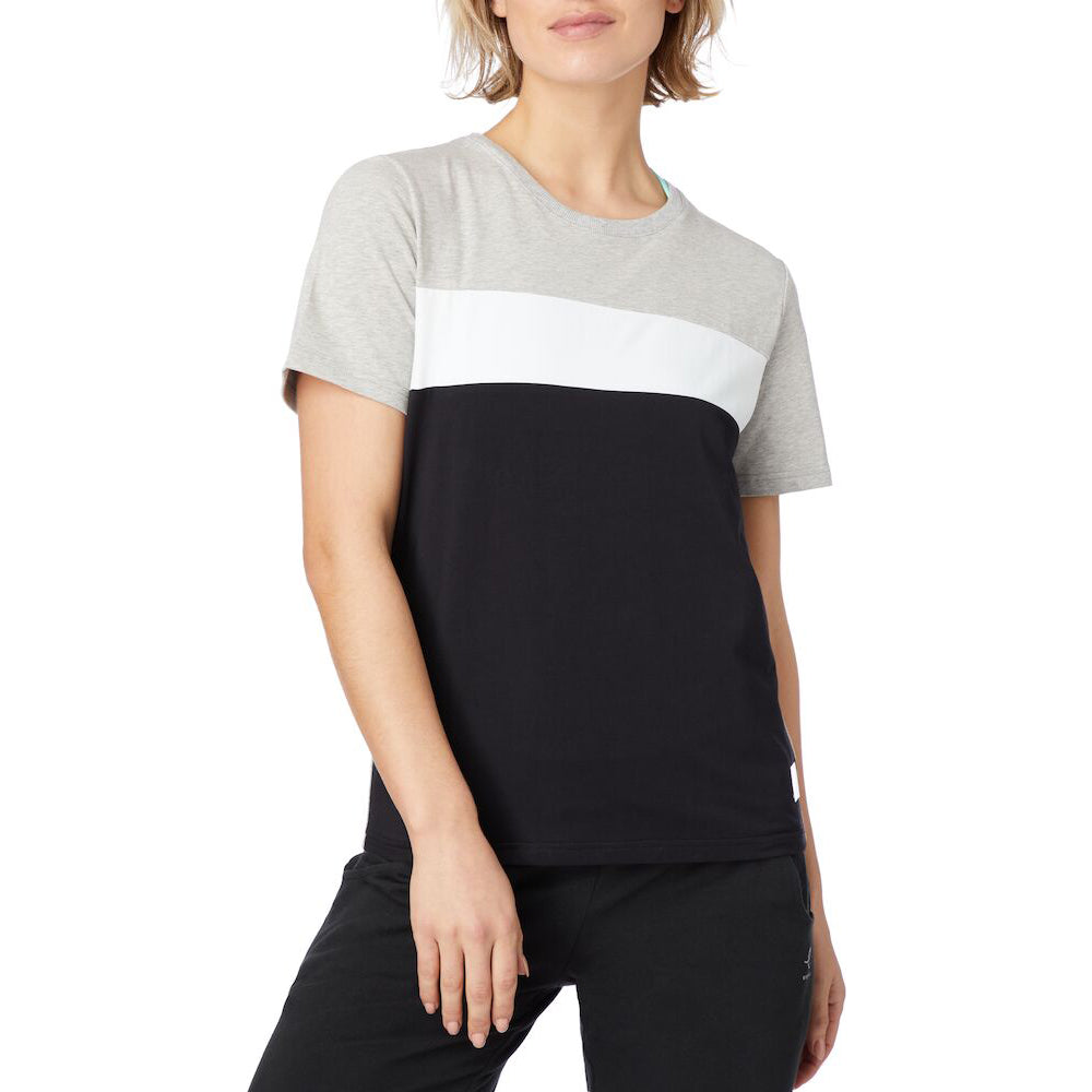 Energetics Lifestyle T-Shirt For Women, Black, Grey & White
