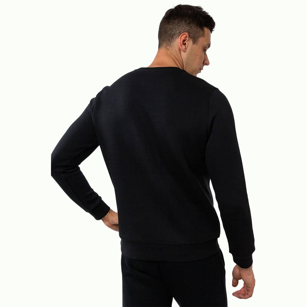 Anta Round Sweatshirt For Men, Black