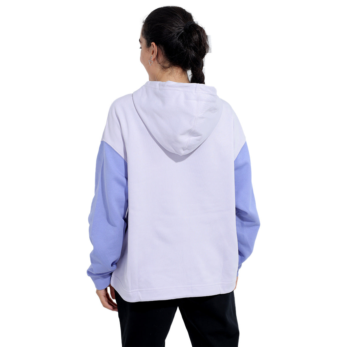 Anta Hooded Sweatshirt For Women, Purple & Blue